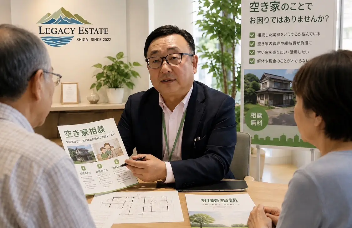 相続した実家の未来を一緒に考える。空き家問題に強い地域密着の不動産相談窓口。